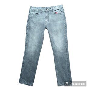 Vintage LEVIS 511 Men's Jeans Color Gray Size W36 -L32 With Black Leather tag